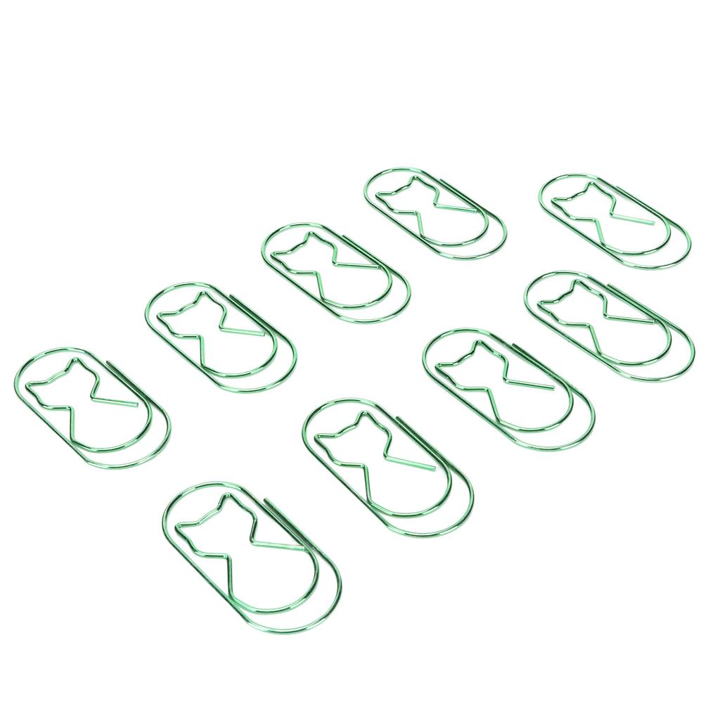 30 шт. скрепок для бумаг в форме железного кота, многофункциональная скрепка для бумаг для офисных инструментов для организации документов