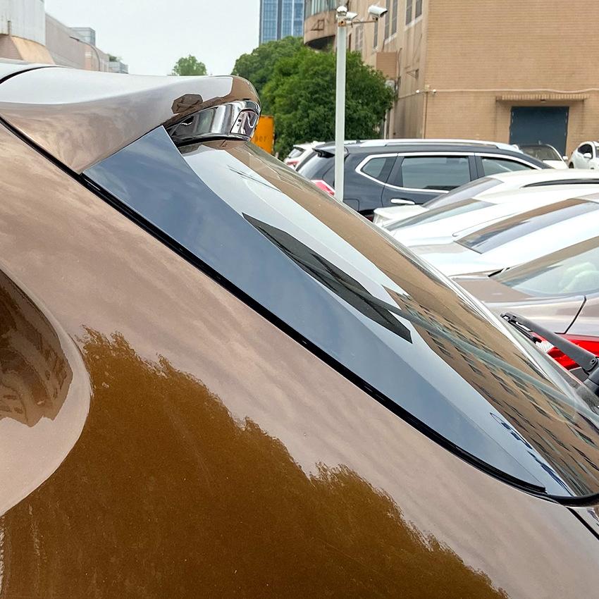 Боковой спойлер заднего окна автомобиля Canard Splitter, накладка, наклейка, подходит для BMW X1 E84