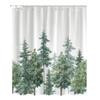 Лесной Занавес для Душа Деревья Занавески для Душа Растение Занавес для Душа Природа Лесной Занавес для Душа Декор для Ванной Комнаты
