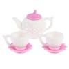 Dollhouse Miniature Tea Pot Kettle Coffee Cup Saucer 3Pc Set Accessories