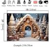 Mocsicka Christmas Photo Background Xmas Tree Snow Decors Family Holiday Party Baby Shower Boy Girl Photography Backdrops Banner152