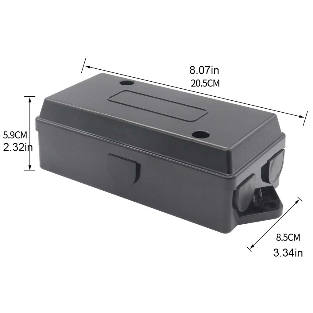 Проводное соединение Водонепроницаемый кабельный разъем Широкое применение Распределительная коробка Система заднего хода Аксессуары Прицеп Кемпер