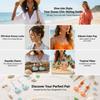 Design Sense 3D Simulation Clownfish Earrings for Women Bohemia Starfish Rice Bead Pendant Earrings Delicate Summer Jewelry Gift