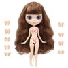 Кукла ICY DBS Blyth 1/6 шарнирное тело BJD игрушка белое глянцевое лицо черное матовое лицо с дополнительными руками AB и панелью DIY кукла девочка