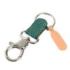 Orion World Selection Stingray Genuine Leather Keychain for Men and Perfect Day Gift (Green/Key Ring/Carabiner) Women, Father's