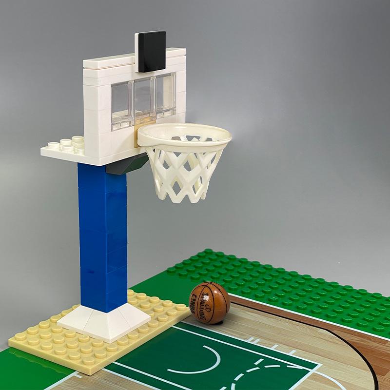 Sports Building Blocks: Assemble Football Goals & Basketball Hoops for Parent-Child Play