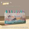 52 Weeks Savings Challenge Binder Notebook Money Saving Challenge Book with Envelopes Journal for Financial Planning