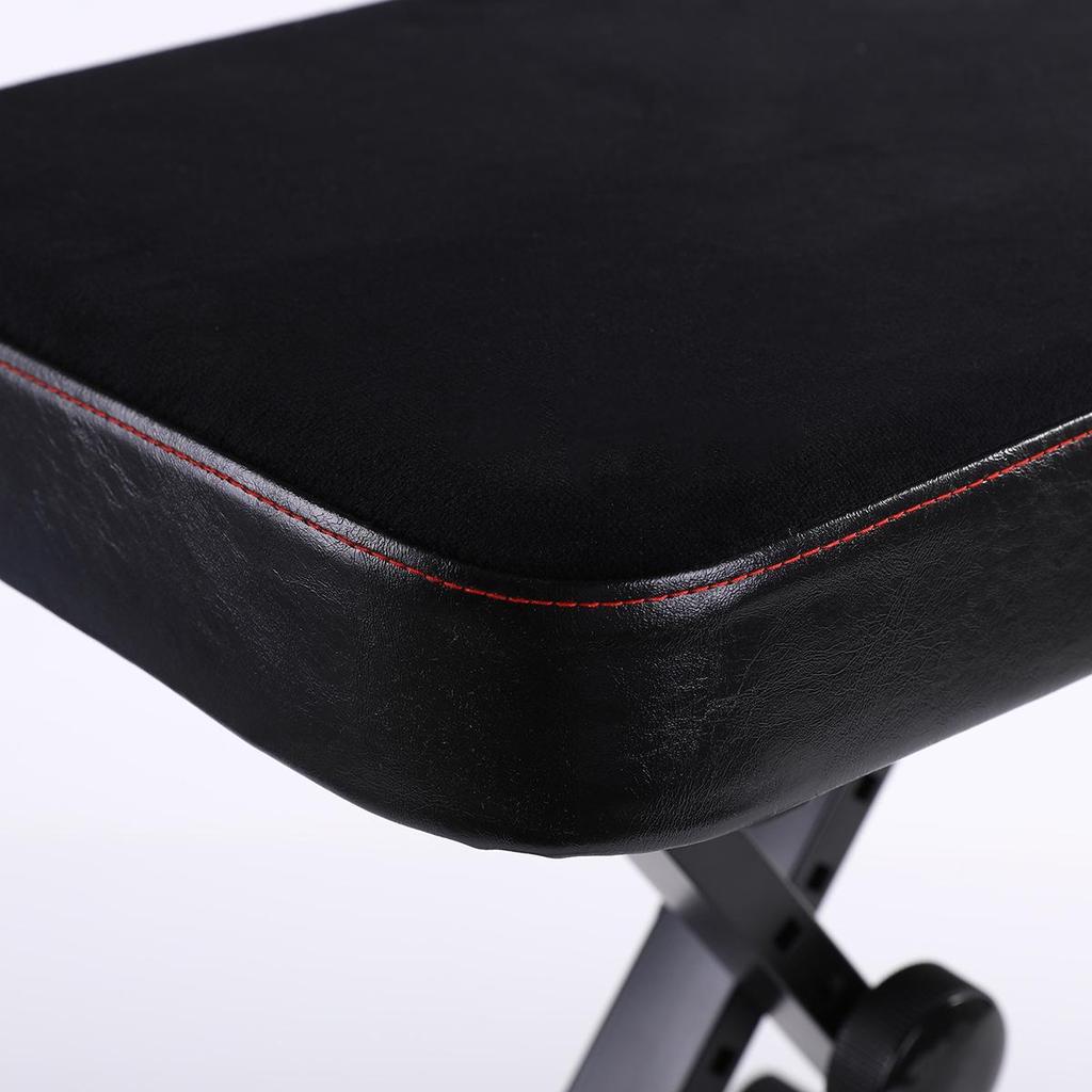 Регулируемая Складная Четырехуровневая Скамья для Электронного Органа - Высококачественный Черный Табурет для Цитеры