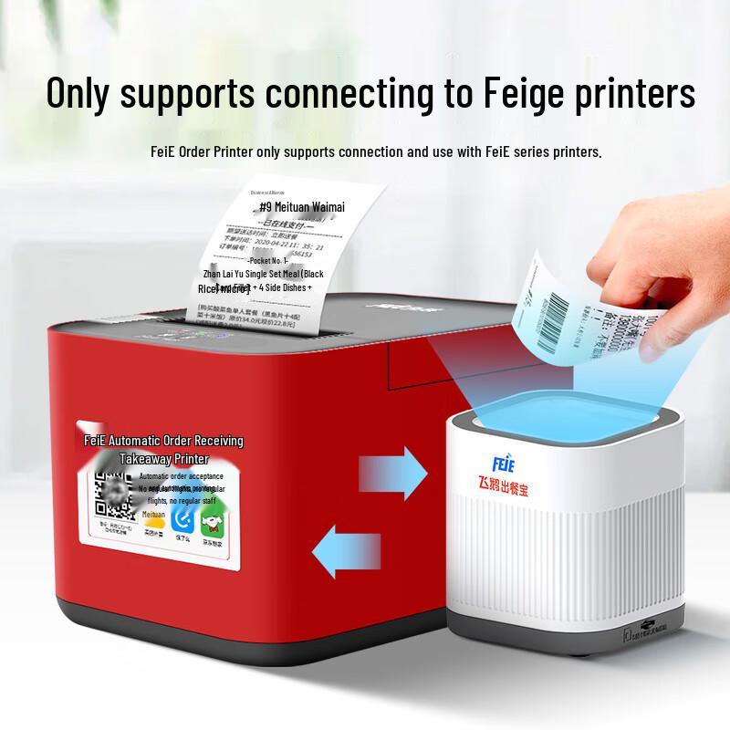 Feie 4G Automatic Order Printer for Food Delivery