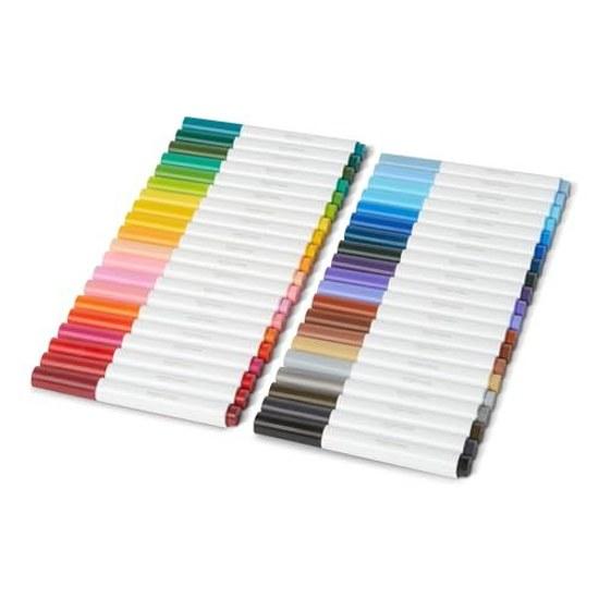Basics Bold Washable Marker Pens 40 Pieces Multicolor