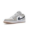 Air Jordan 1 Low Georgetown Men Sneakers White Neutral-Grey Gum-Medium-Brown 553558-146