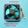 Вентилятор охлаждения холодильника NMB FBA12J15V FBA12J12M NMB-MAT DC12V 0.23A 115V 0.28A 2.5CM для морозильных камер Panasonic Haier Sharp
