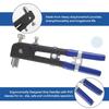 86Pcs Non-slip Blind Hand Riveter Threaded Insert Rivet Tool  Car Tool Repair