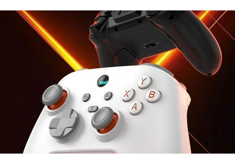Беспроводной Bluetooth игровой контроллер G6 для ПК, мобильных устройств, iOS и Switch с тремя режимами и шестиосевым гироскопом.