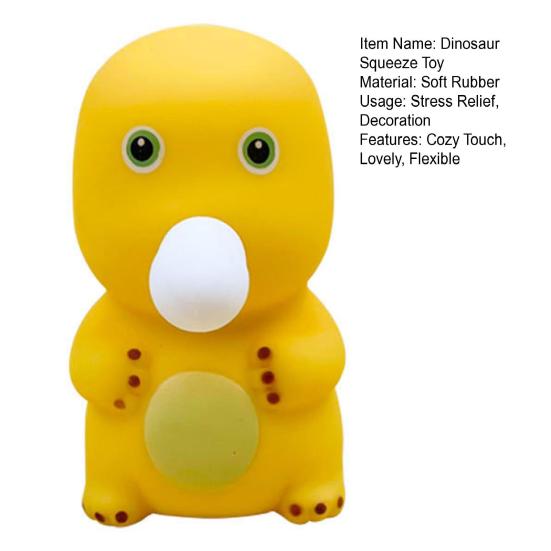 Игрушка-динозавр, мягкая резина, милый мультяшный молочный дракон, дующий воздушный шар, сжимает снятие стресса, щепотку