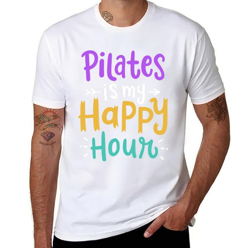 Pilates Yoga Workout Fitness Exercise Tshirt Big Size Daily Wear Tshirt