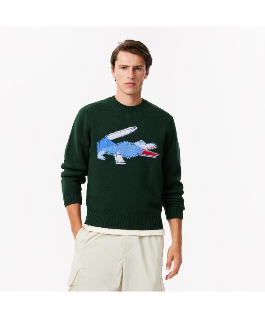 Мужской праздничный пуловер LACOSTE Ah3145-54N Dcj