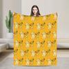 Lion King  Blanket Funny Cartoon Simba  Fleece Funny Warm Throw Blankets for Home Autumn/Winter