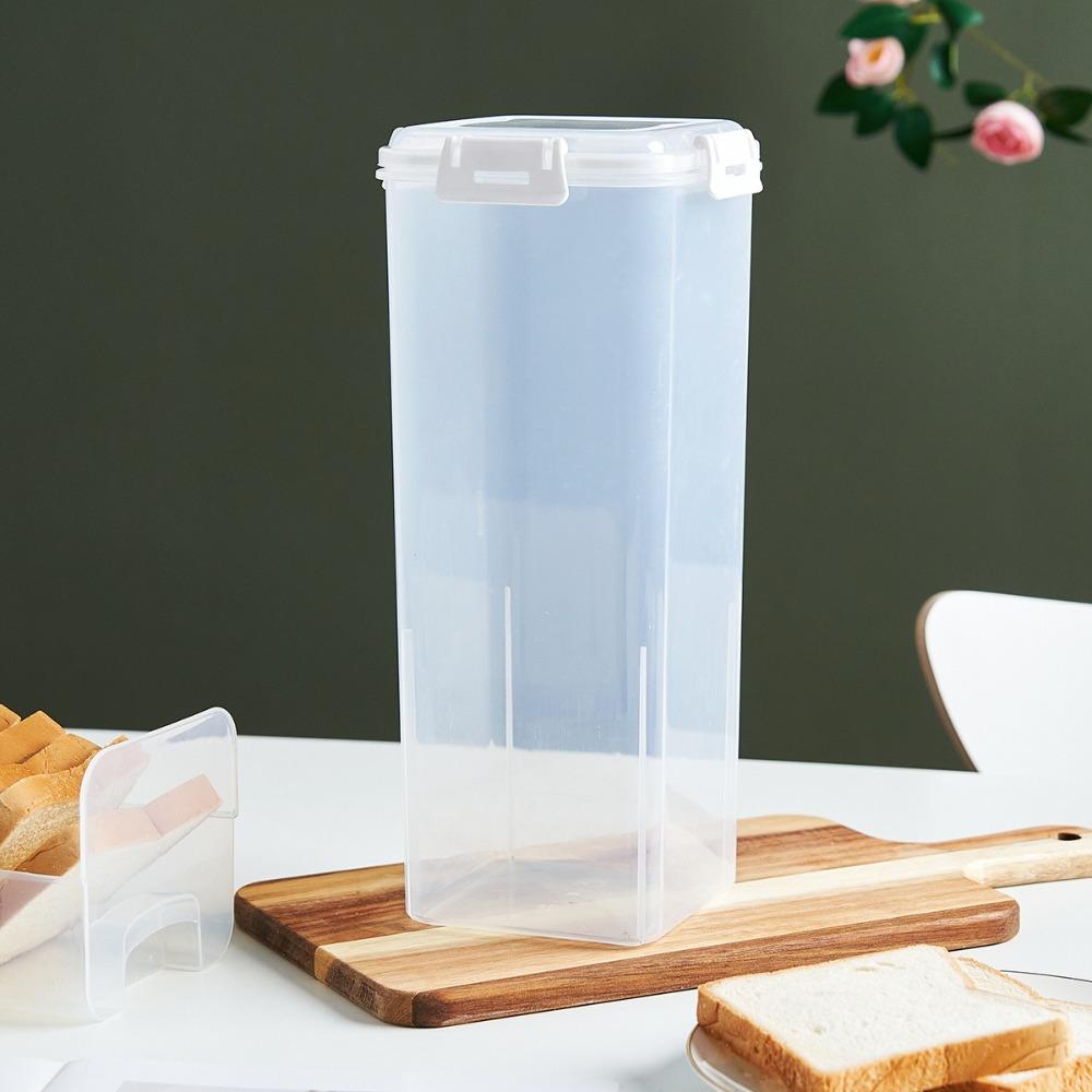 sealed Toast Storage Box with Sealing Lid Loaf Container Sandwich Bread Holder for Kitchen