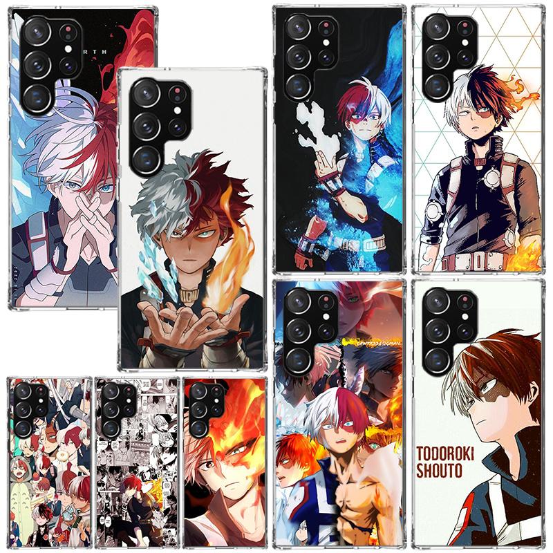 My Hero Todoroki Shoto Phone Case For Samsung Galaxy S26 S25 Edge S24 FE S23 S22 Ultra S21 Plus S20 + Art Fundas Back Cover Gala