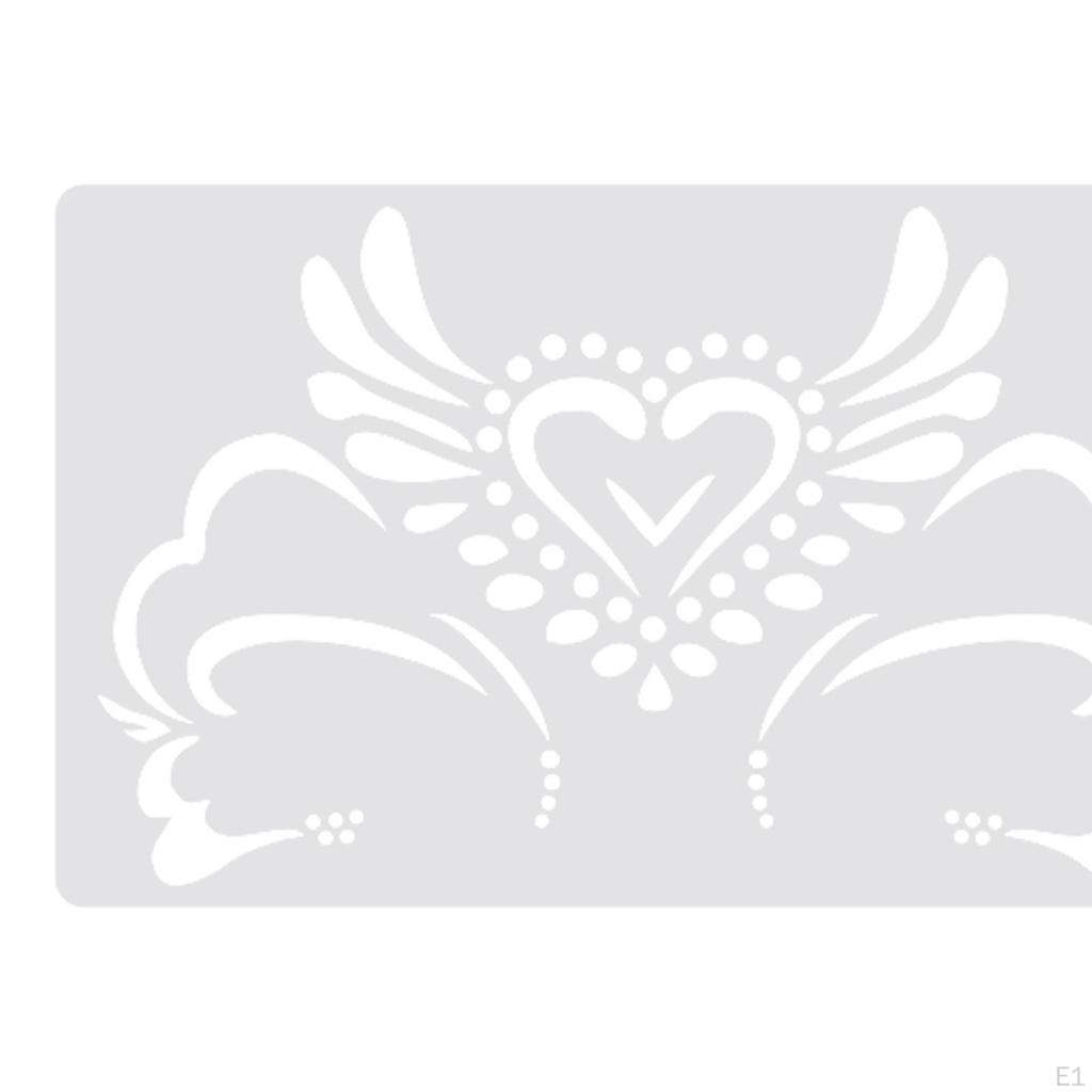 16x шаблонов трафаретов для аквагрима, практичные трафареты для аквагрима, многоразовые для