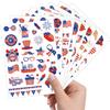 Татуировки-наклейки на День Независимости Подарки на праздник Флаг США Наклейки на лицо Татуировки-наклейки