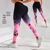 Gradient Tie-Dye High Waist Seamless Yoga Pants - Women's Elastic Running & Fitness Tights