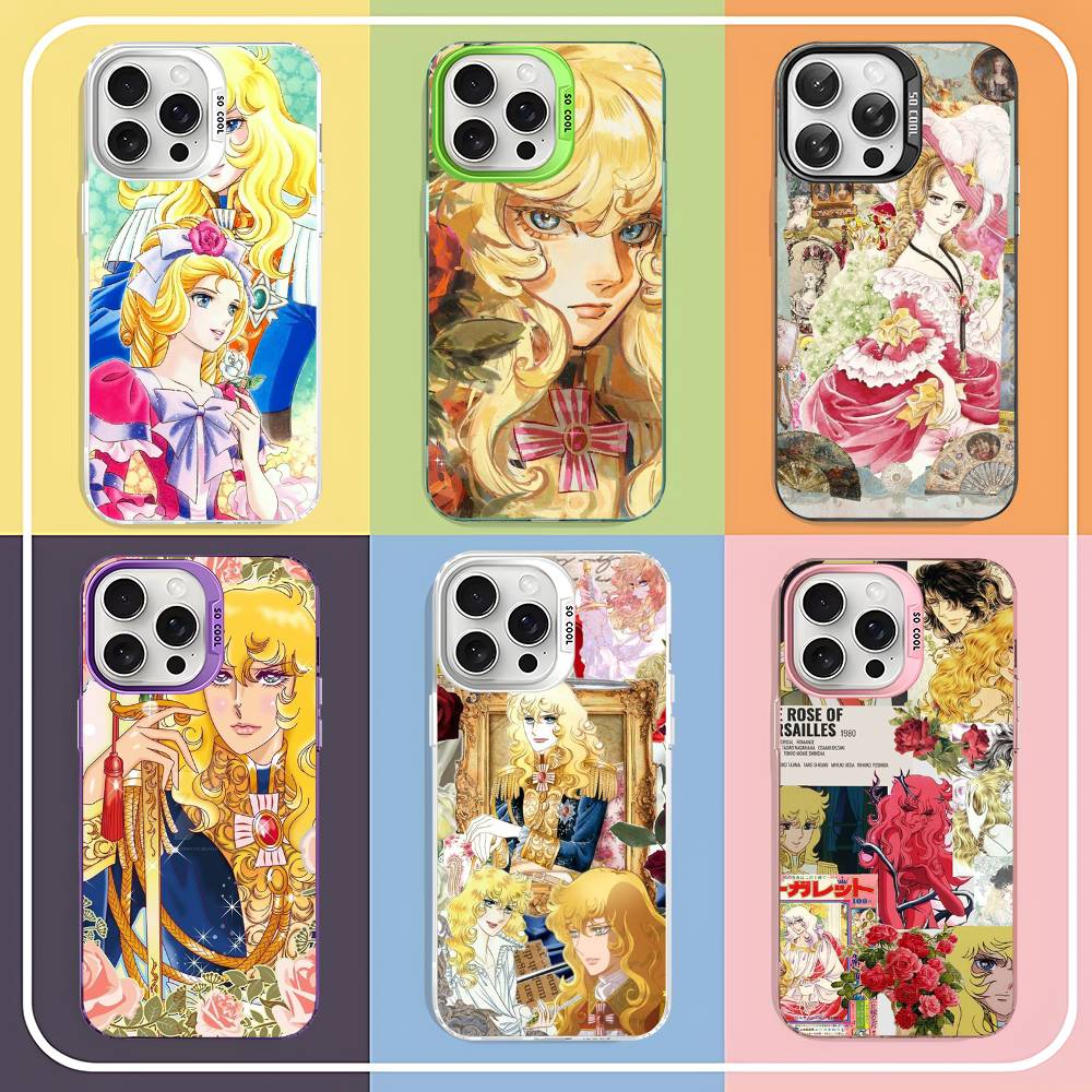 Classic Anime The Rose Of Versailles Phone Cases For IPhone 17 16 15 14 13 12 11 Plus Pro Max Pro Color Matte Cover