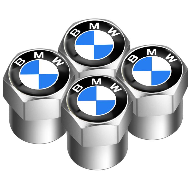 For BMW M X1 X3 Q8868 4pcs Car Wheel Tire Valves Tyre Air Caps Case For BMW M Power Performance F10 F31 E36 E39 E87 E90 X5 Car interior stickers