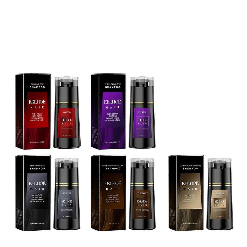 Eelhoe Hair Shampoo Plant Extract Care Multi-Color Diy Trendy Hair Gentle And Easy-To-Color Shampoo