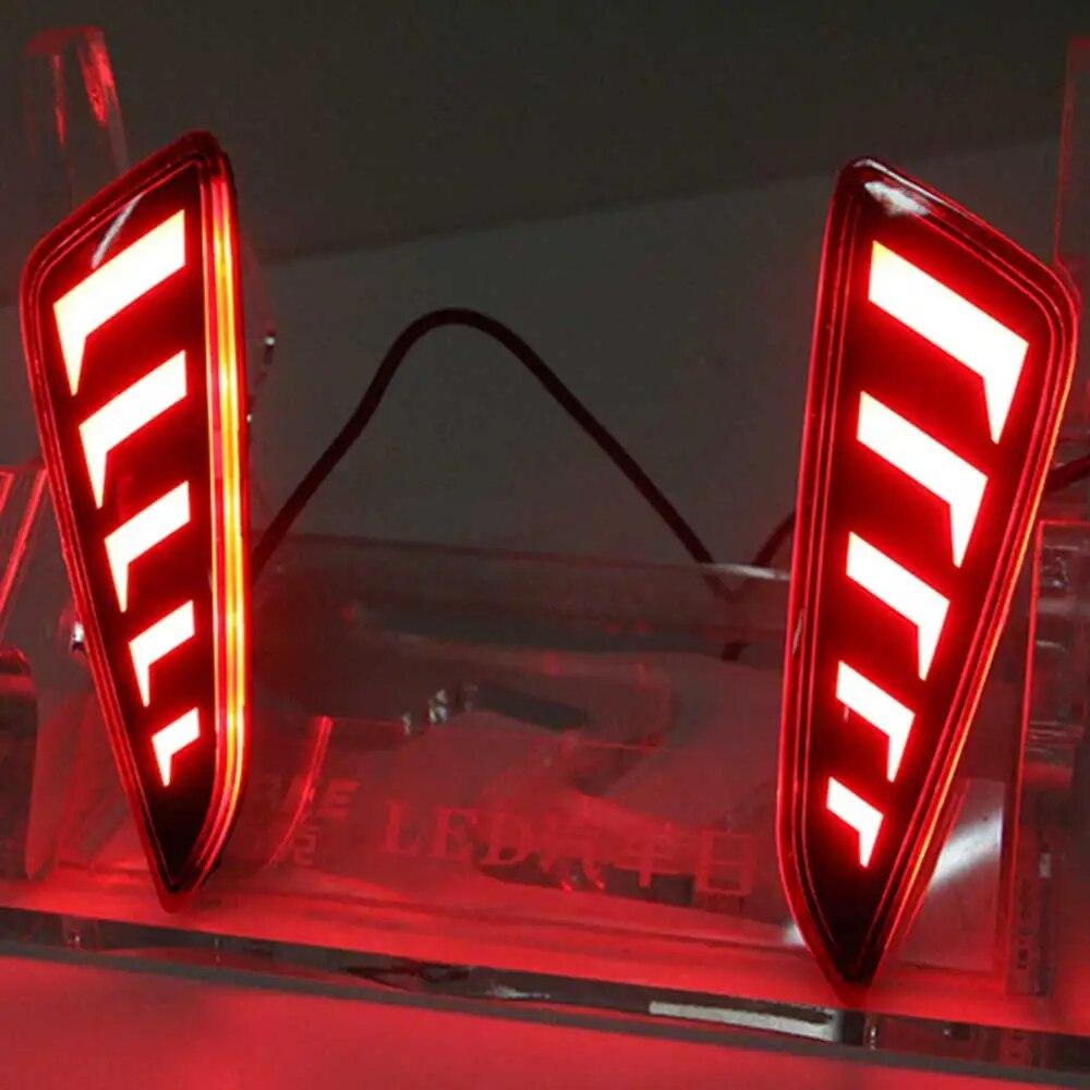 Автомобильный мигающий многофункциональный отражатель, задний противотуманный фонарь, задний бампер, стоп-сигнал для Toyota C-HR CHR 2016 2017 2018