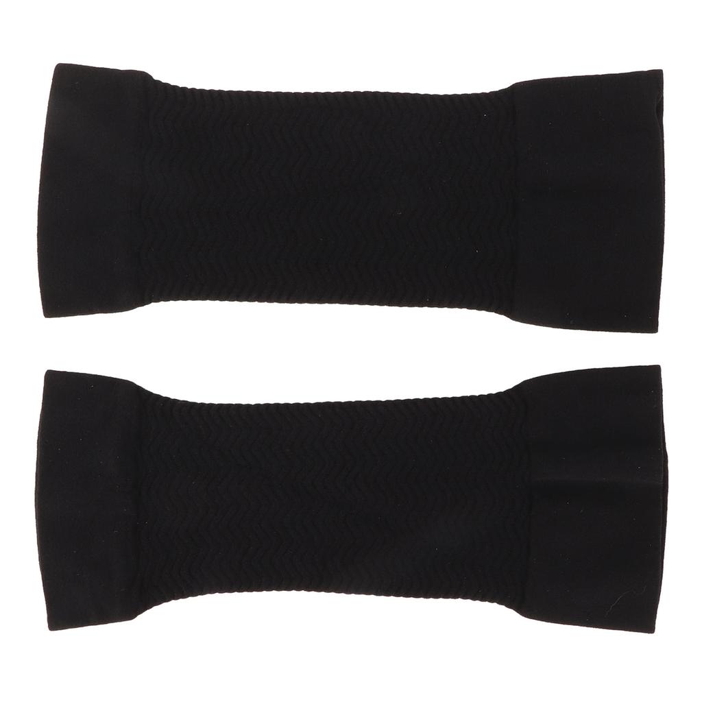 1 пара компрессионных рукавов для рук Эластичный хлопок Мягкая текстура Рукава для похудения рук 480D