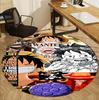 One Piece Pattern Round Rug, Indoor/Outdoor Mat, for Picnic, Gameroom, Bedroom, Office, Living Room, Home Decor Carpet, Birthday Gift