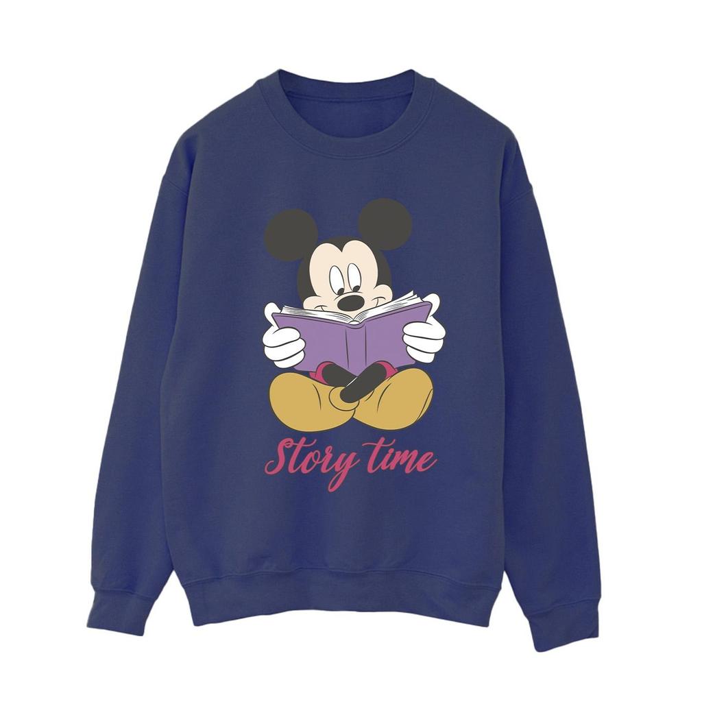 Disney Womens/Ladies Mickey Mouse Story Time Sweatshirt
