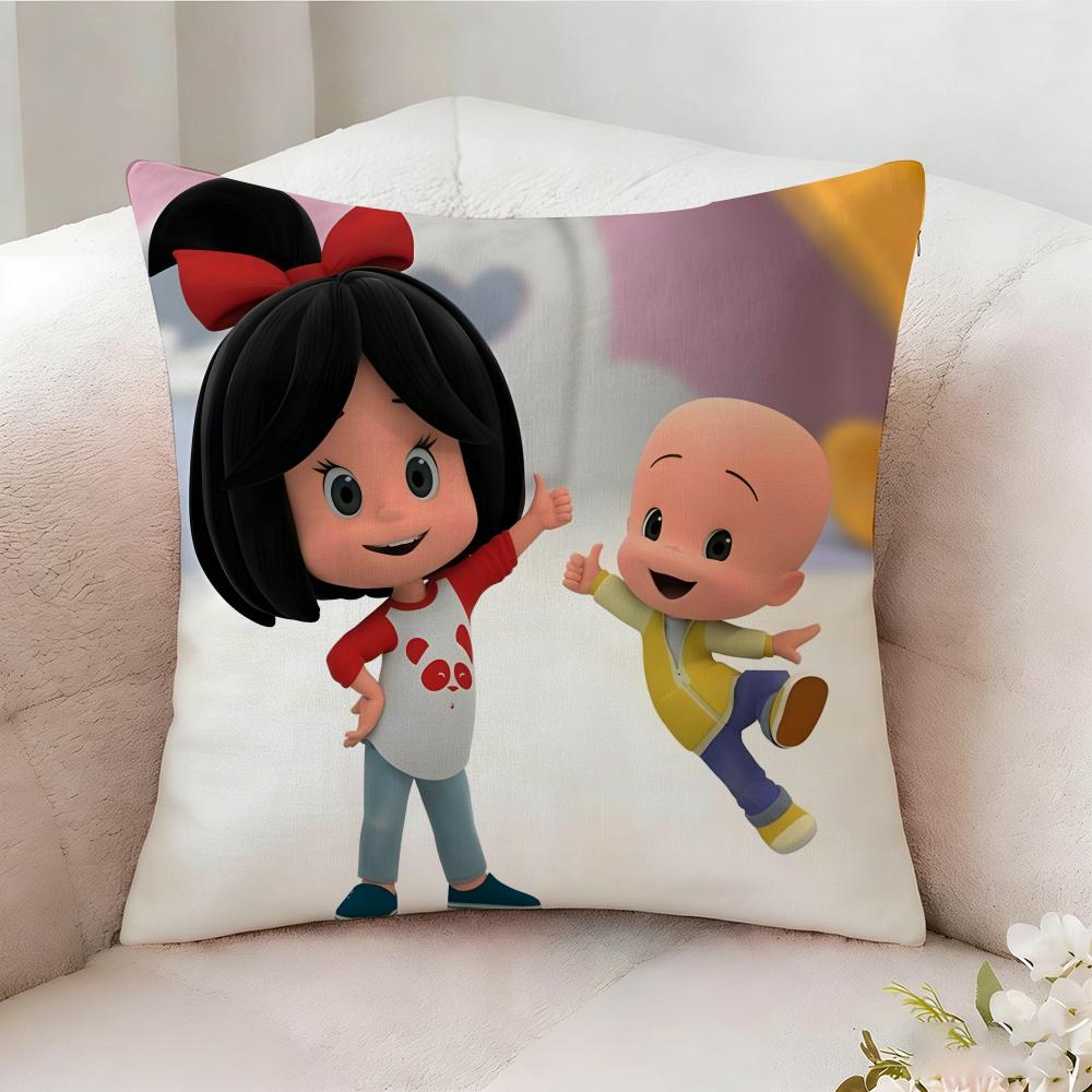 Cleo And C-Cuquin Anime Pillow Case Pillowcase, Double-Sided Printed, Sofa Cushion, Bedroom Headboard Pillow