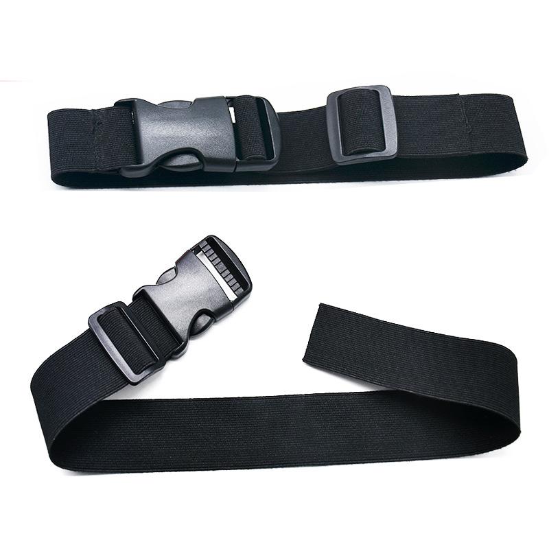 2,5 см эластичный поясной ремень с пряжкой и регулируемым ремнем с подушкой