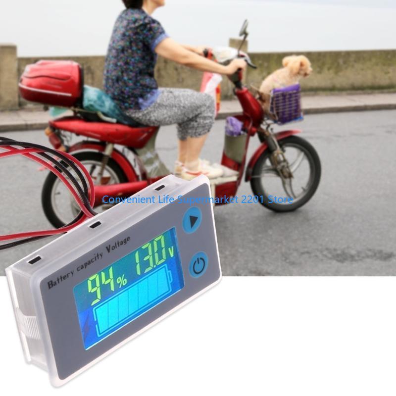 XXUA 10-100V Универсальный вольтметр-тестер емкости аккумулятора LCD Автомобильный Свинцово-кислотный