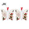 Christmas Tree Hanging Ornaments Butterfly Cash Gift Ornament, Money Holder Decor with Seasonal Decorative Festive Print, Acrylic Pendant for Surprise