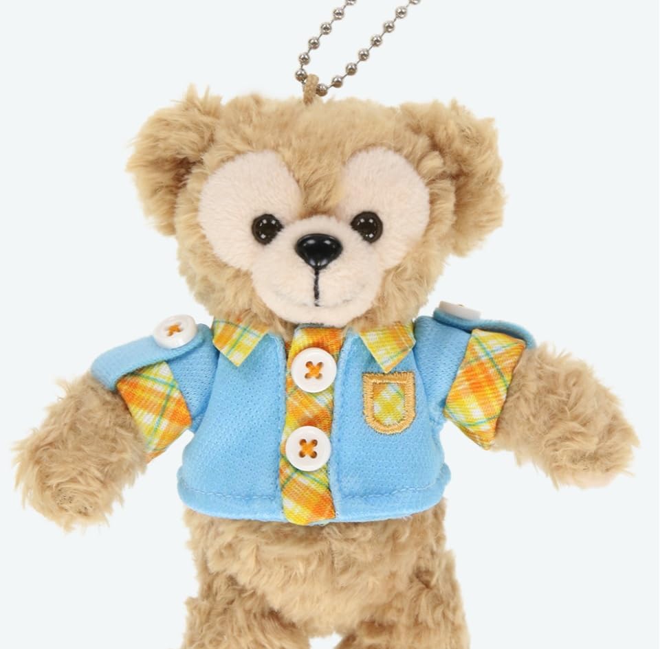 Плюшевый значок Даффи Замечательная дружба Эксклюзив Токийского Дисней Резорта Сувенирный подарок Даффи и друзья