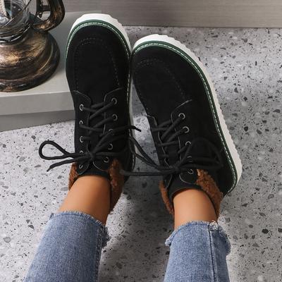 Осень новые британские шнурованные на плоской подошве большого размера короткие ботинки женские ретро замшевые рабочие ботинки