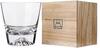 Fuji Glass Tumbler Rock Traditional Wooden Box Wedding Gift [Morning Place] Mt. (Fuji)