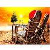 Full 5D Diy Diamond Painting Sunny Beach Chair Embroidery Cross Stitch Home Decor Handmade Gift