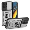 For POCO X6 Pro 5G Case Armor Slide Camera Protection Kickstand Phone Cover for Xiaomi POCO X6 Pro Capa Shockproof Funda