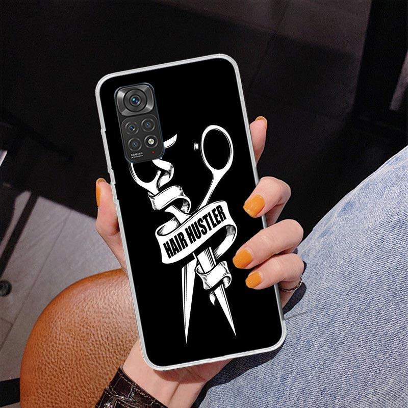 Hair Stylist Scissors Brush Phone Case For Xiaomi Redmi Note 15 14 13 12S 12 11 Pro Plus 14S 11S 11E 10 10S 11T 5G Personalized