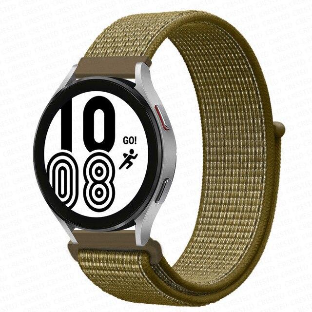 Band For Samsung Galaxy Watch 4 3 Classic 5 Pro Active 2/Gear S3 Nylon Loop Correa Bracelet Huawei Watch GT 2 3 Strap 22mm 20mm