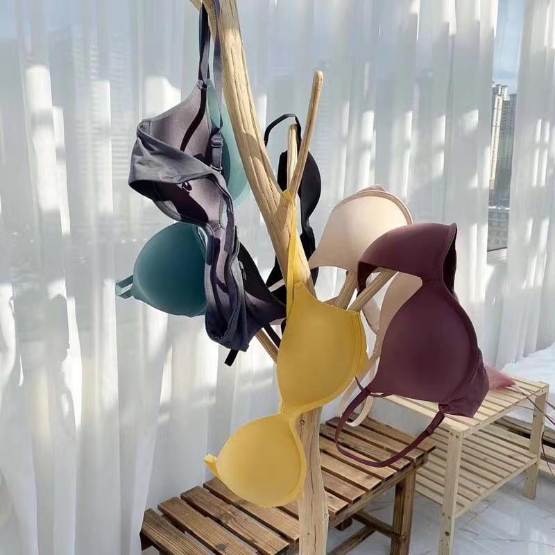 Bras for Women Seamless Backless Underwear Sexy Lingerie 3/4 Cup Bralette Top Wireless Brassiere Intimates Japanese Simple Bra