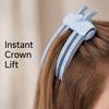 Black Rechargeable High Crown Hair Clip Volumizer Heated Root Lifter 3 in 1 Bangs Fluffy Shaping Tool for Women