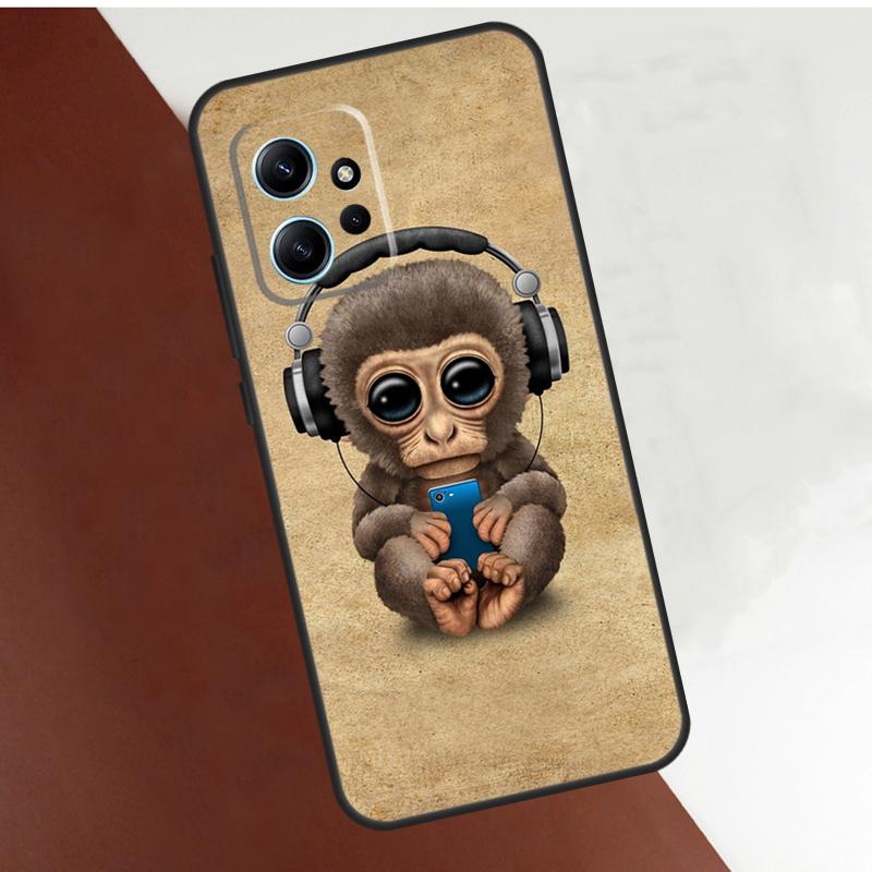 Чехол с обезьяной, гориллой, обезьяной, ребенком Для Xiaomi Redmi Note 12 11 10 8 9 Pro 12S 11S 10S 9S Чехол Для Redmi 12 9C 10C 12C