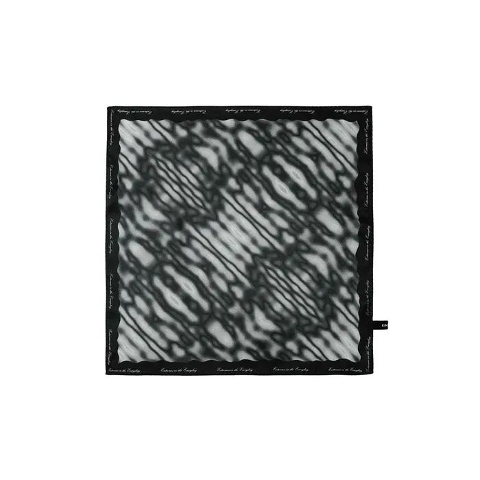 Haze Motif Mini Scarf 45 _ BLACK
