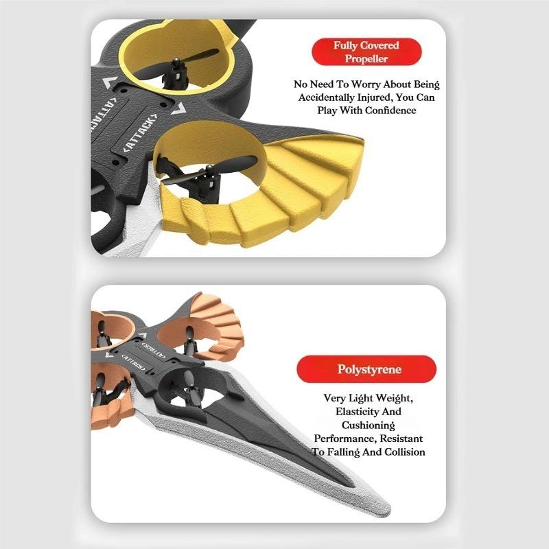 2.4G Радиоуправляемый планер «Летающий меч», Управление «Летающим мечом» рукой, Радиоуправляемый трюк, Переворот на 360°, Подъем одной кнопкой, Регулировка трех скоростей